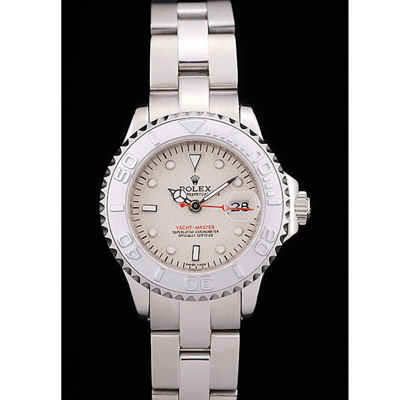 Beige Master Bezel Yacht Silver Dial Rolex 0730